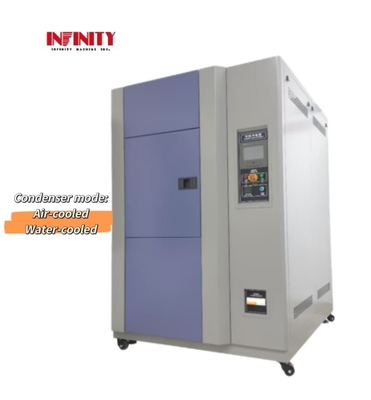 Tiga jenis kotak kisaran suhu -55°C+150°C Programmable Thermal Shock Test Chamber