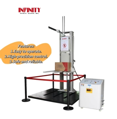 Jangkauan Ketinggian Jatuh 0 ∼ 500 mm Digital Display Packaging Zero Drop Testing Machine