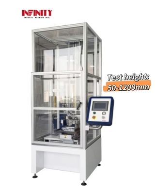PLC Control Steel Ball Free Fall Impact Testing Machine untuk produk elektronik