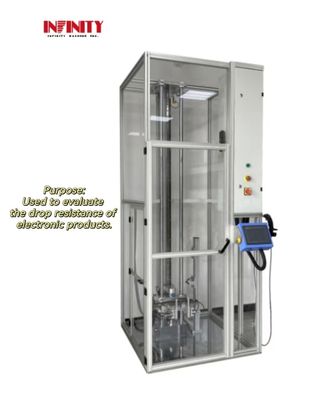 Mesin pengujian penurunan arah perangkat mobile Free Fall Drop Tester IEC 60068-2-31 IEC 60068-2-32