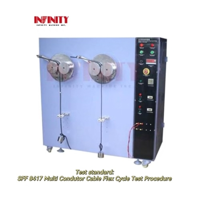 Kabel Multi Conductor 90° Bending Testing Kabel Flex Cycle Test Machine