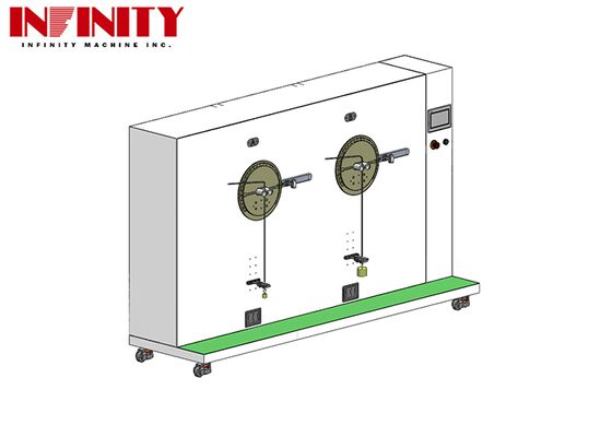 ISO 19642-2 Cable Bending Fatigue Tester with 2 PCS Test Amount and 10~60rpm Test Speed for Multi-conductor Cable Cyclic Bending Testing