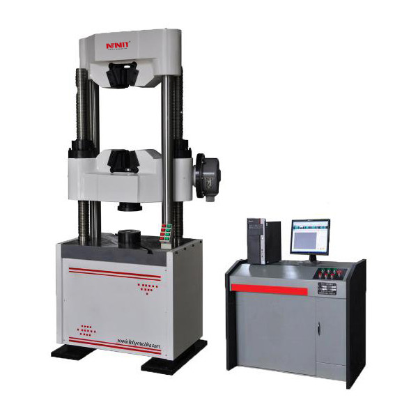 Computerized Hydraulic Universal Testing Machine Worm Gear Drive 600 KN Capacity