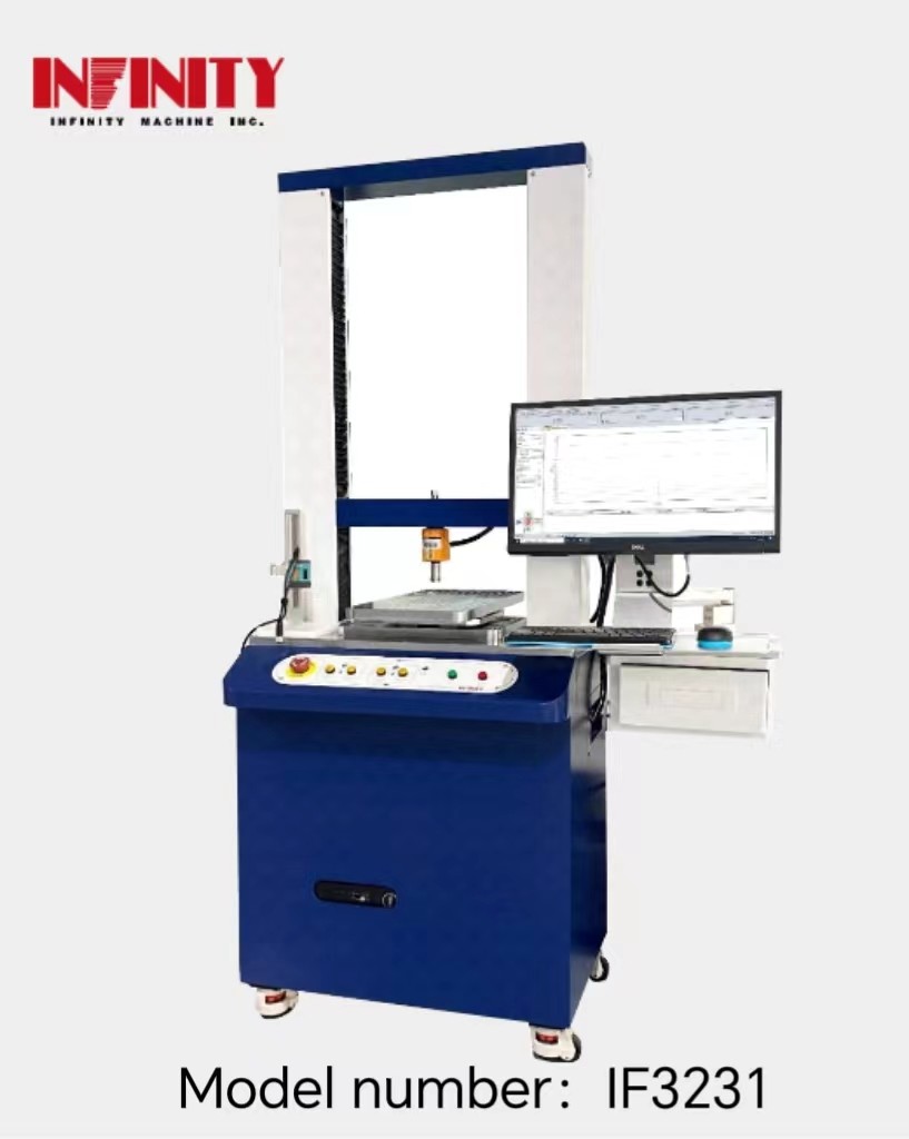 AC220V 5A 50Hz Mesin Push And Pull Testing Untuk Kecepatan Uji 0-1000mm/min