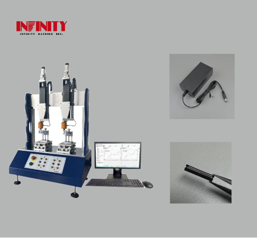 0.5KN Force Value Sensor Capacity Dual-station Swing Force Testing Machine Untuk Evaluasi Manufaktur