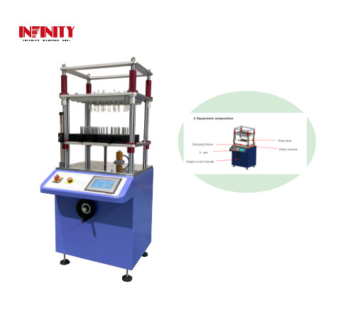 12 Pola Uji Utama Mesin Uji Tombol Berkecepatan Tinggi Kontinyu untuk Lingkup Pengukuran 460x320mm