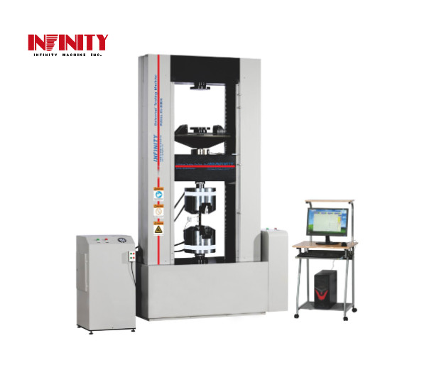 600KN Force UTM Mesin pengujian universal dikendalikan oleh komputer GB/T228 -2002 600MM