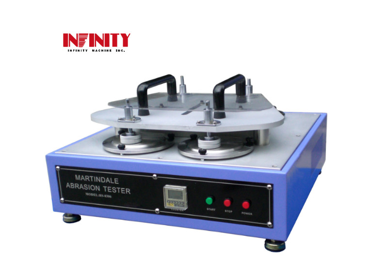 Quality Control Abrasion Testing Machine / Textile Fabric Martindale Abrasion Tester