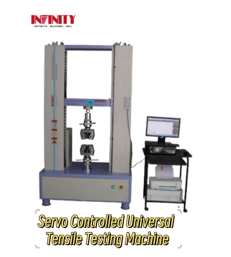 Servo dikendalikan universal mesin pengujian ketegangan 650mm Stroke untuk Spanyol dan Portugis grosir