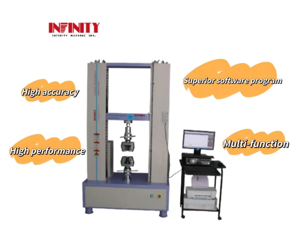 Mesin pengujian ketegangan universal servo-diatur 3 PHASE dengan fitur kembali otomatis dan unit Mpa