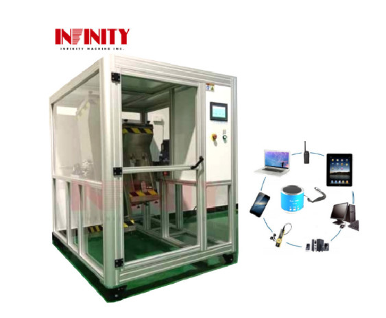 Mesin Uji Drop Rolling Smartphone Ekonomi Dengan LCD PLC Controller AC220V 50Hz 3A