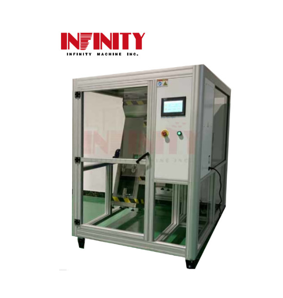 IEC60068 Akrilik Lapisan Ponsel Reel Drop Impact Tester 350mm Drop Height AC220V 50Hz 5A