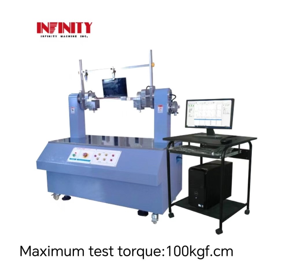 Mesin uji spindle otomatis 360 derajat yang akurat dengan atenuasi torsi dan laporan uji