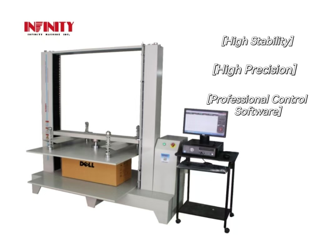 Servo Motor Control Package Container Compression Strength Tester 20KN Kapasitas