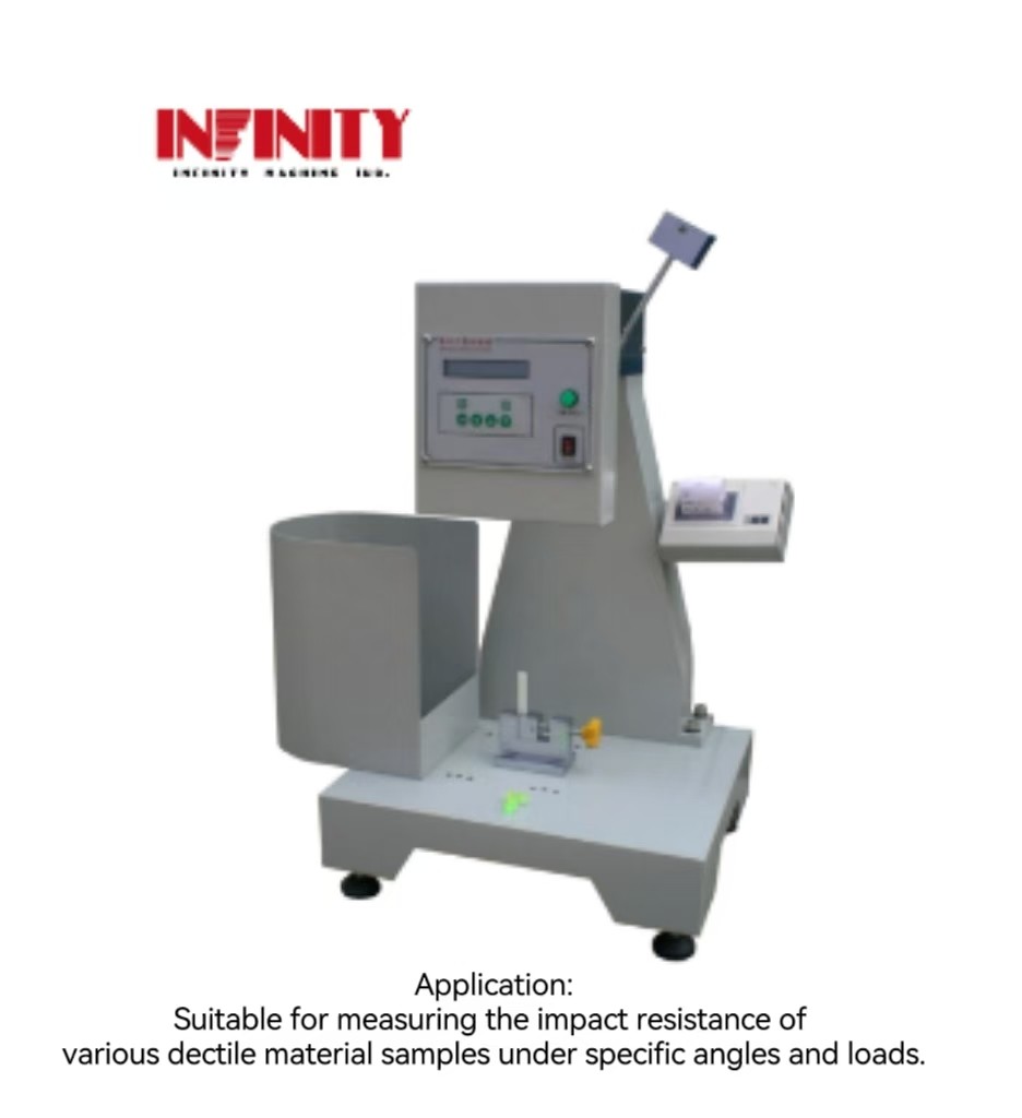 ISO 180 Standar 11J 22J IZOD Mesin Uji Dampak Digital untuk Bahan Duktil