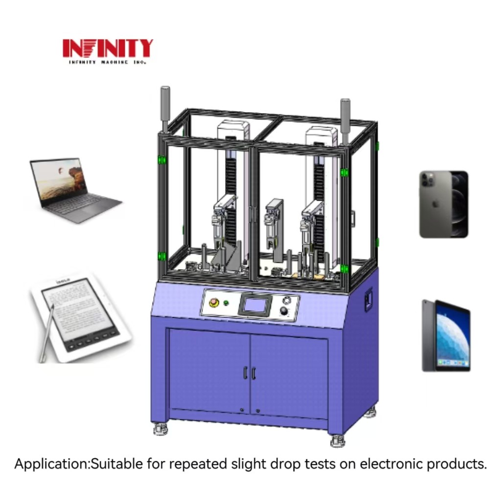 PLC Control High Precision Repeatable Slight Drop Testing Machine untuk tes drop