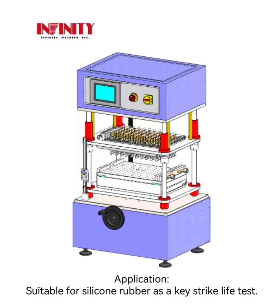 Low Noise High Precision Random Key Life Tester Cocok untuk Tes Kehidupan Ponsel