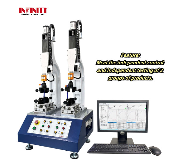 Pengontrol Komputer Ponsel Ponsel USB Dual Station Insertion and Extraction Force Tester