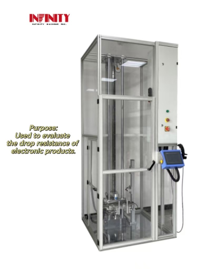 Mesin pengujian penurunan arah perangkat mobile Free Fall Drop Tester IEC 60068-2-31 IEC 60068-2-32