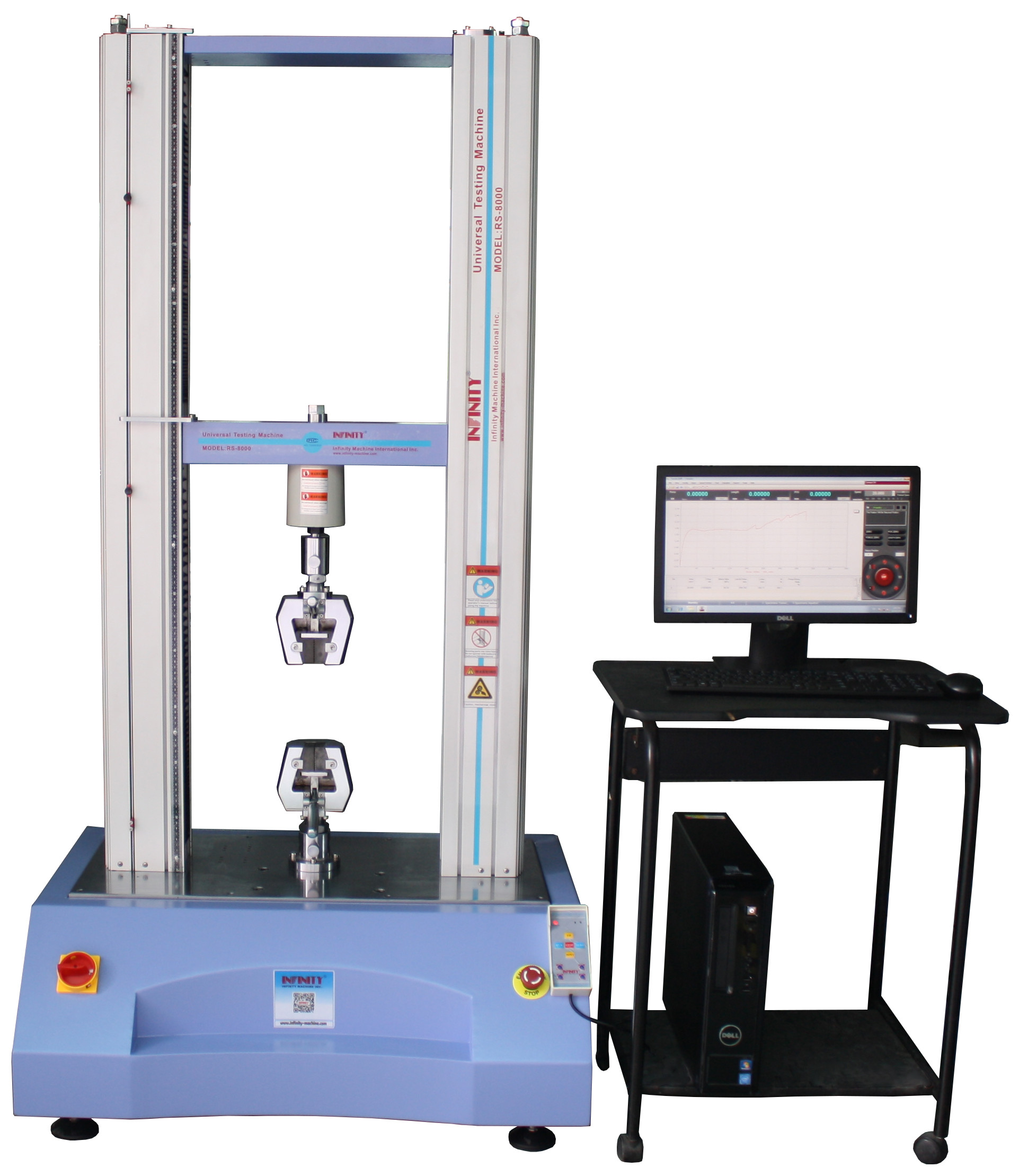 10KN Servo Kontrol Elektronik Universal Testing Machine Untuk Lab Metal / Steel Wire Test