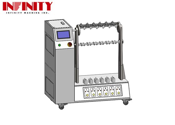Alat Uji Lentur Kabel Fleksibel Sesuai IEC 60884-1:2022 dengan Sudut yang Dapat Disesuaikan dan 6 Jig