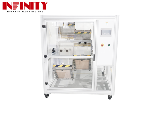 Mesin pengujian tumble drop dengan ketinggian drop 500mm atau 1000mm IEC60068-2-31 sesuai